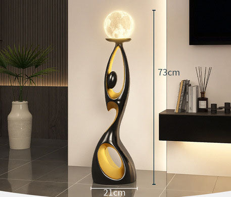 Simple and modern large floor to ceiling decorations
