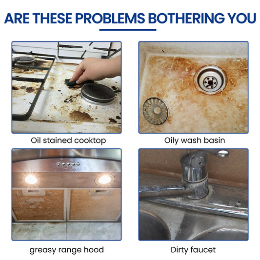 Jaysuing Kitchen Cleaning Foam, Heavy Grease Cleaning For Kitchen Stoves, Removal Of Stains, Dirt And Rust From Kitchenware