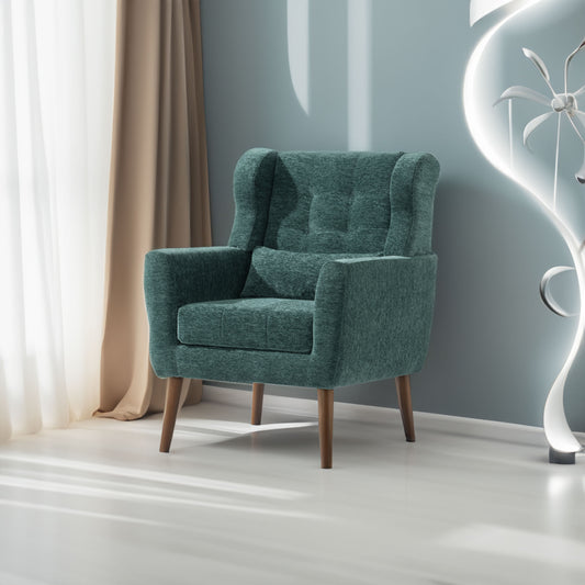 Modern Accent Chair Upholstered Foam Filled Living Room Chairs Comfy Reading Chair Mid 