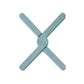 X-shaped heat-resistant and heat-resistant silicone non slip dining table mat