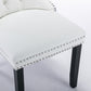 A&A Furniture Nikki Collection Modern High-end Tufted Solid Wood