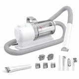 MicroData 2.5L Pet Grooming Vacuum Kit with Electric Push Combs & Brushes for Cats & Dogs | 2-in-1 Deshedding & Suction