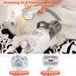 MicroData 2.5L Pet Grooming Vacuum Kit with Electric Push Combs & Brushes for Cats & Dogs | 2-in-1 Deshedding & Suction