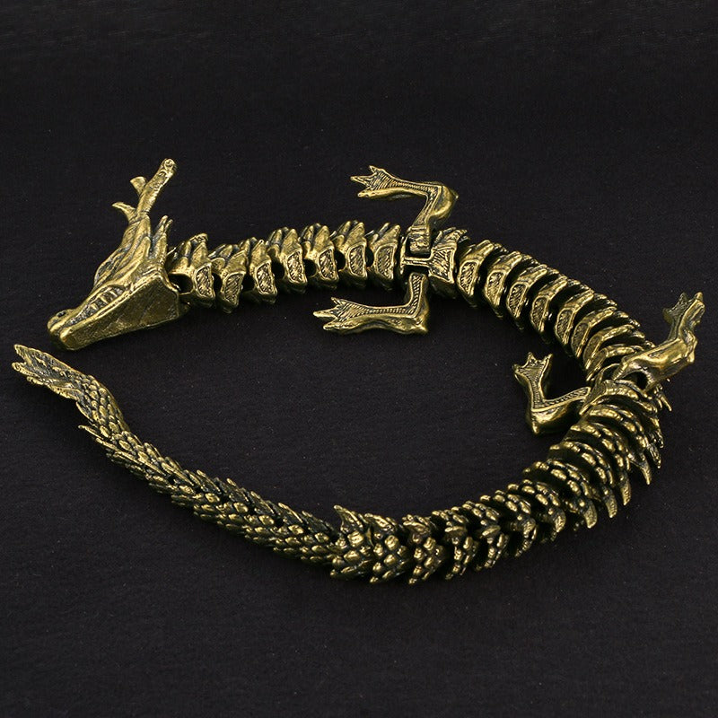 Antiques Do Old 3D Living Dragon Decoration Exhibition Hall