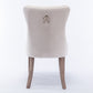 high-end velvet dining chair set