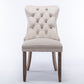high-end velvet dining chair set