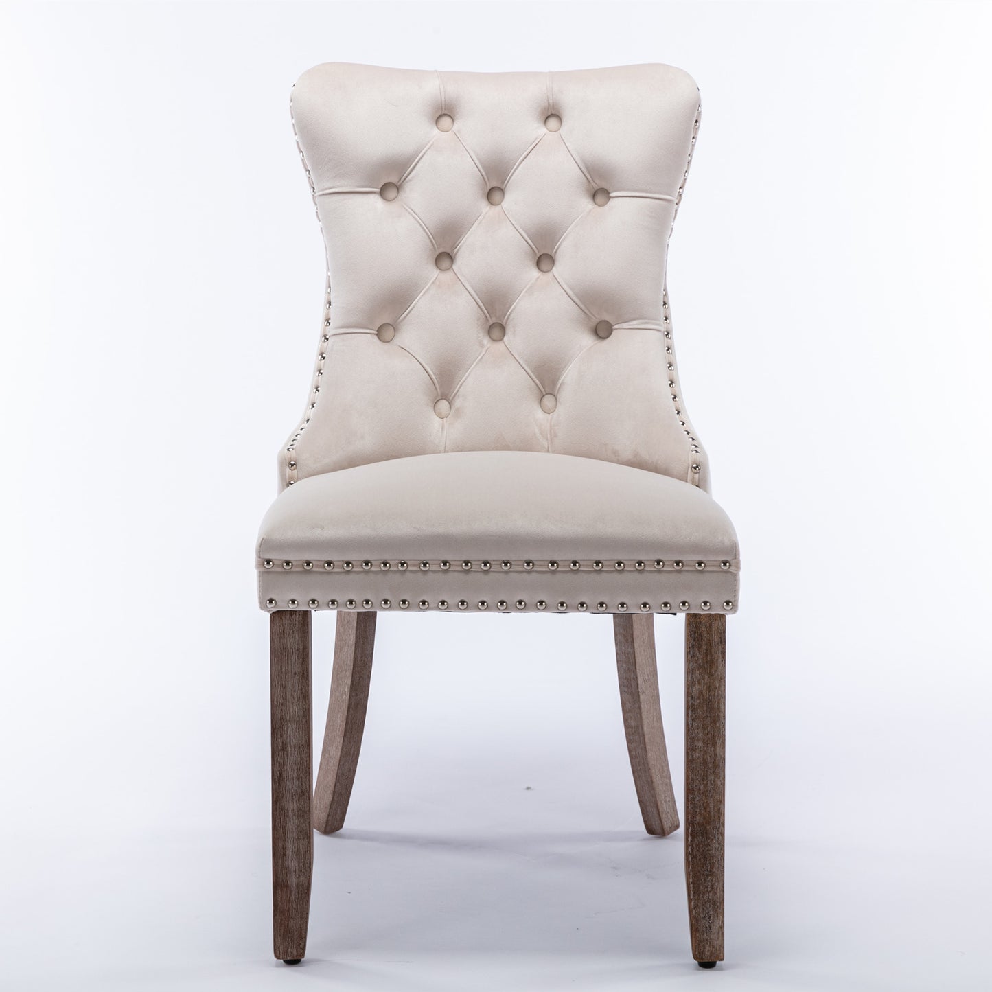 high-end velvet dining chair set