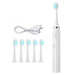 Smart Sonic Electric Toothbrush 5 Modes 4 Gears Tooth Cleaning Home USB Charging Adult Toothbrush Set