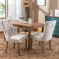high-end velvet dining chair set