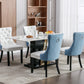 A&A Furniture Nikki Collection Modern High-end Tufted Solid Wood
