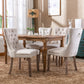 high-end velvet dining chair set