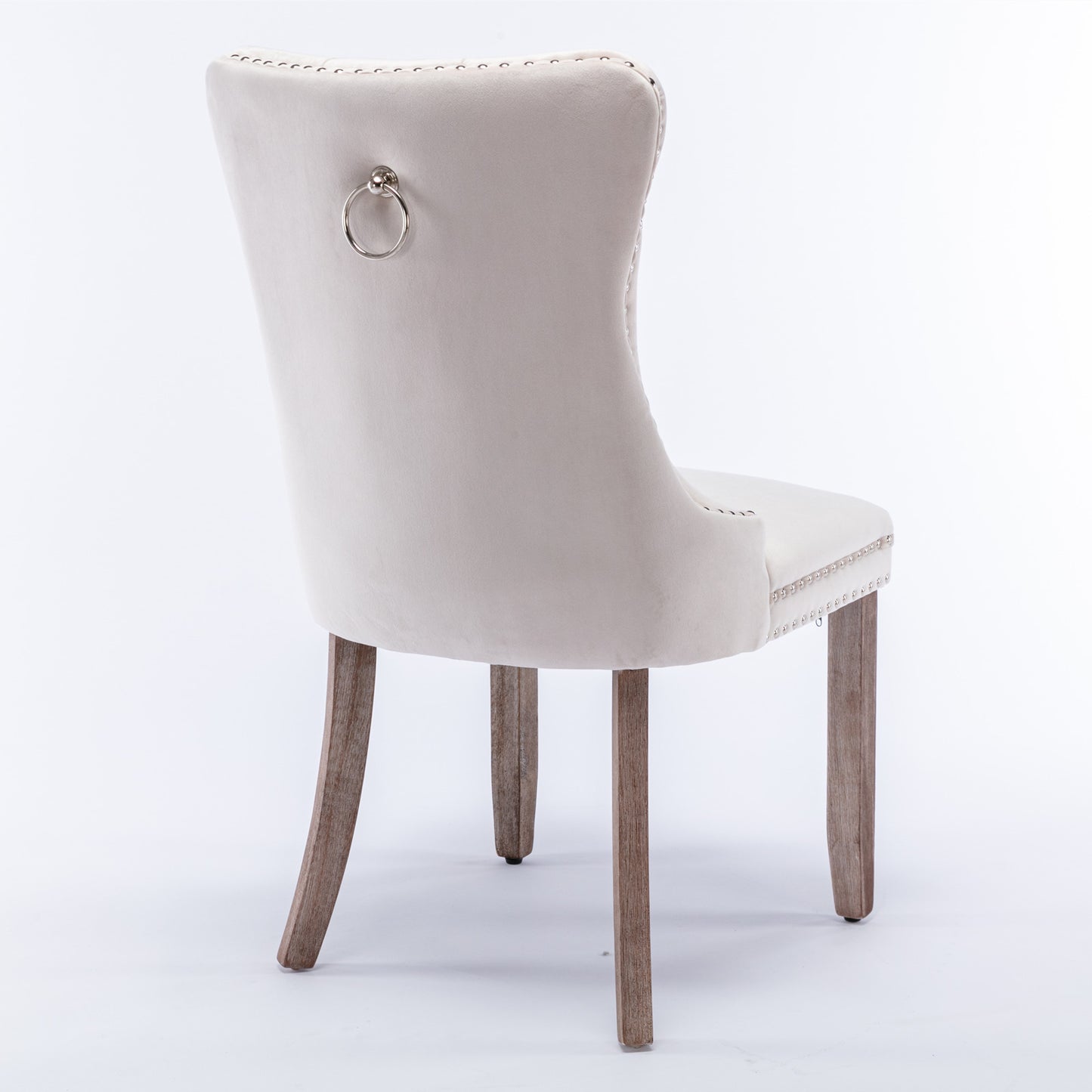 high-end velvet dining chair set