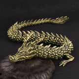 Antiques Do Old 3D Living Dragon Decoration Exhibition
