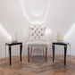 high-end velvet dining chair set