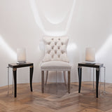 high-end velvet dining chair set