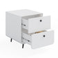 Modern Night Stand Storage Cabinet for Living Room Bedroom Steel Cabinet